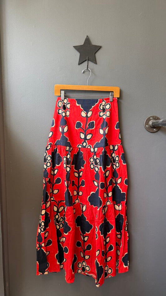 Samana Tiered Maxi Skirt