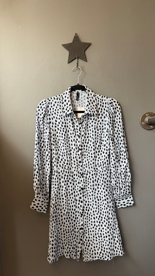 Speckle Longsleeve Dress