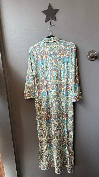 Catalina Cloth Maxi Shirtdress