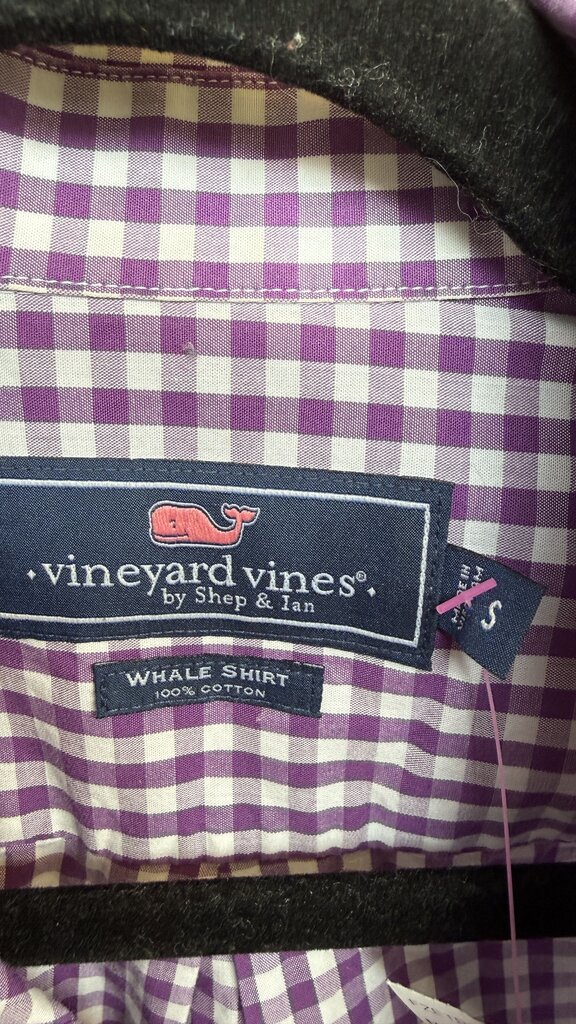 Gingham Whale Button Down Shirt