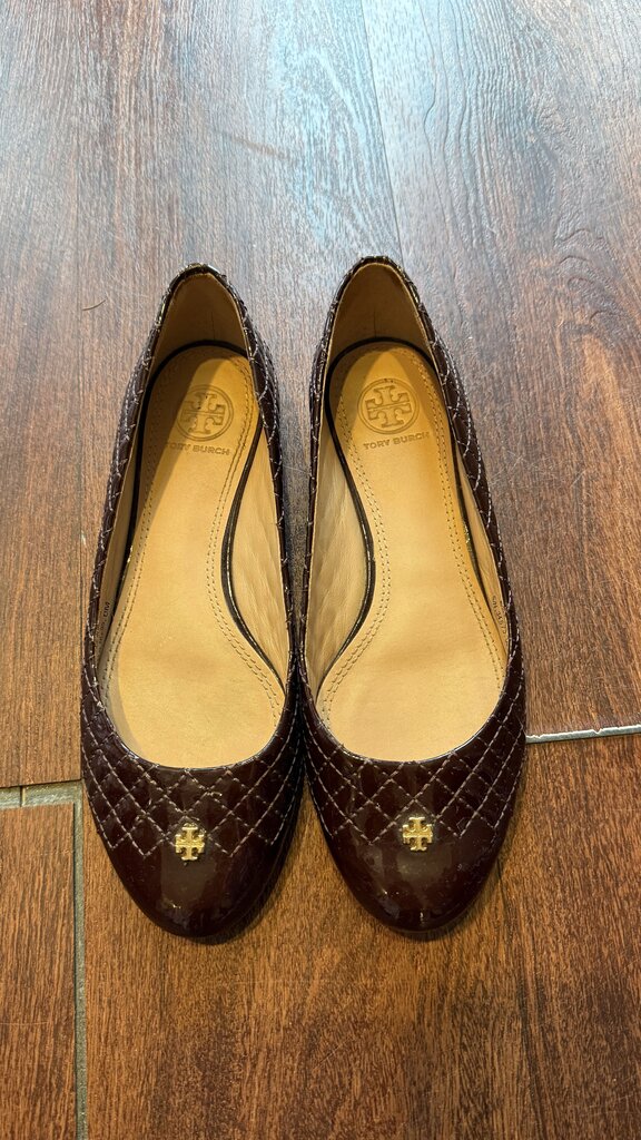 Patent Quilted Ballet Flats