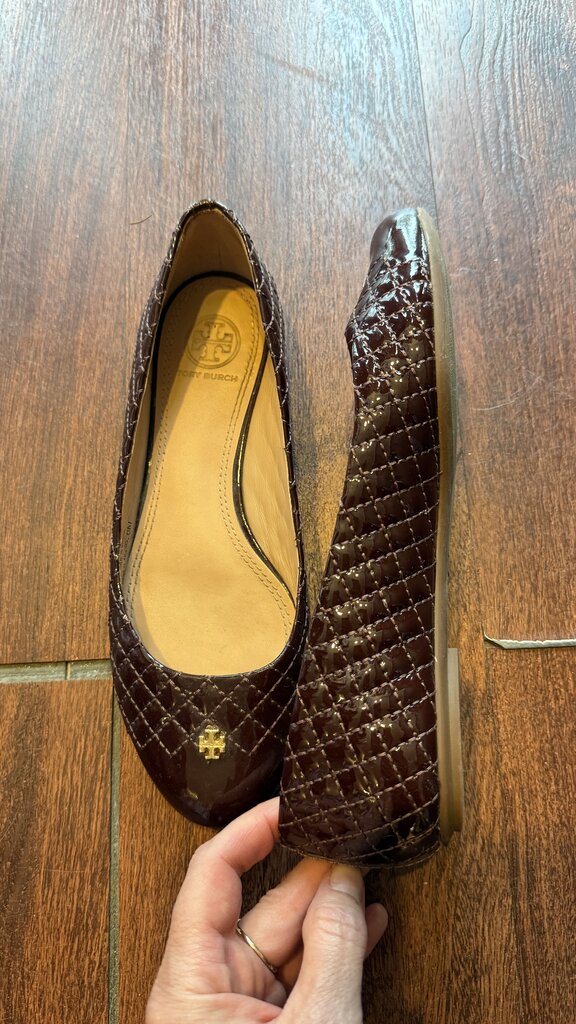 Patent Quilted Ballet Flats
