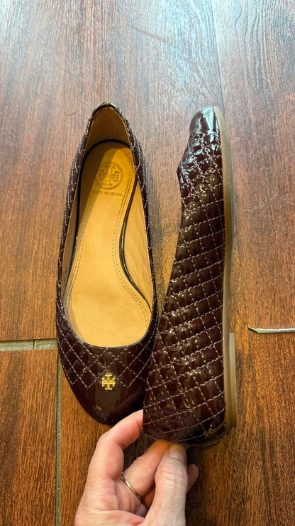 Patent Quilted Ballet Flats