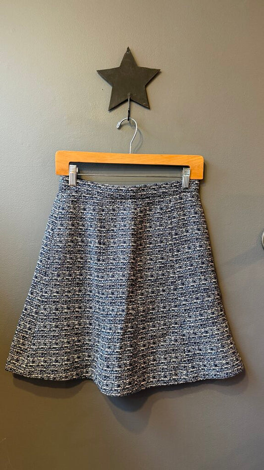 Petite Kick Flare Boucle Skirt