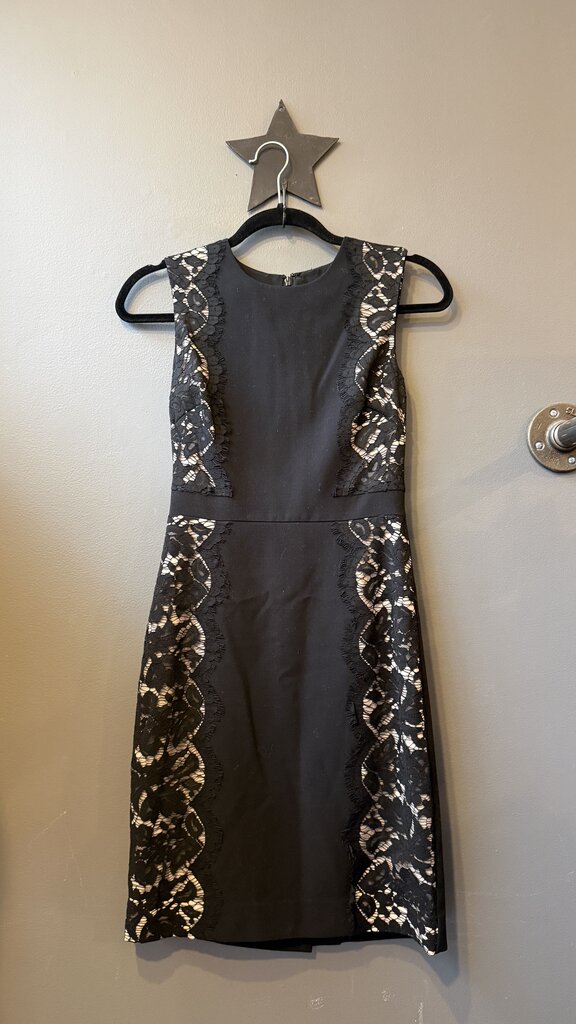 Lace Side Sheath Dress
