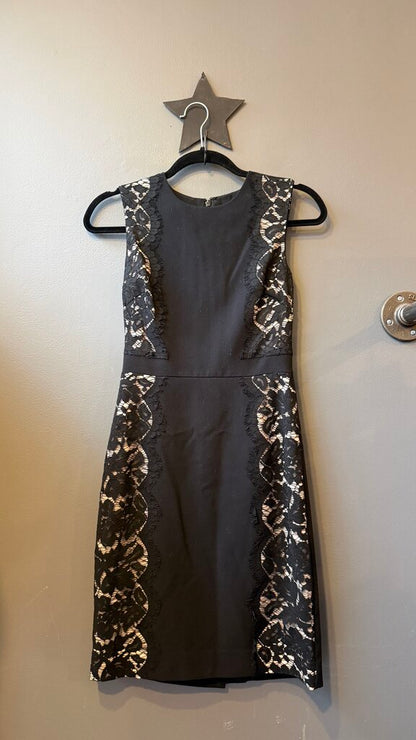 Lace Side Sheath Dress
