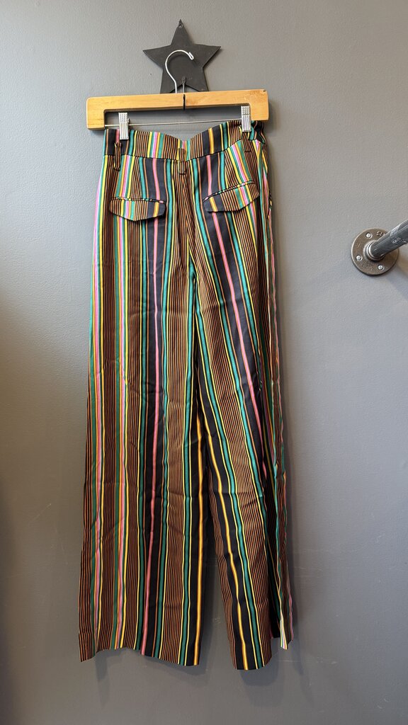 Wide Leg Stripe Pants