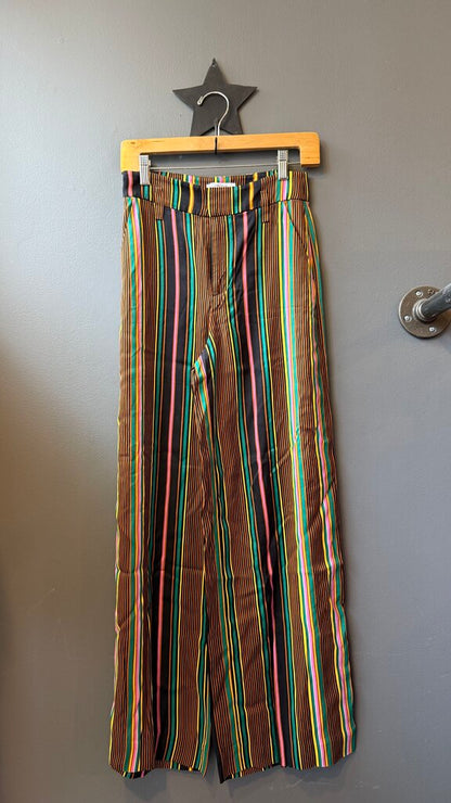 Wide Leg Stripe Pants