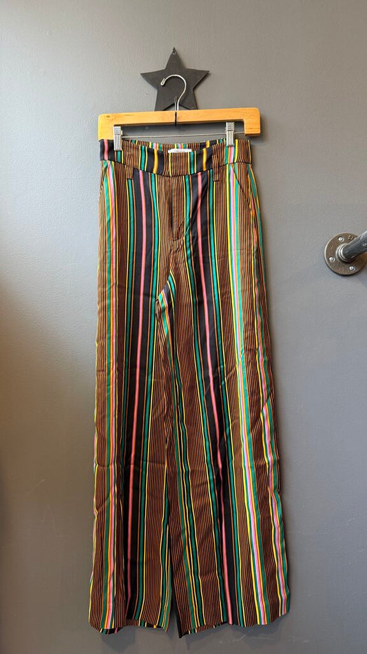 Wide Leg Stripe Pants
