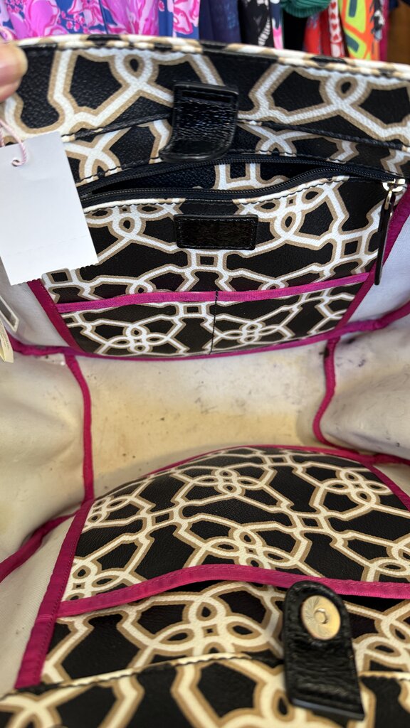 Coated Canvas Tote Bag