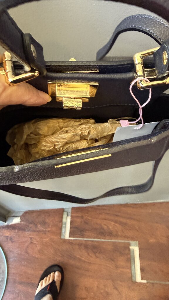 Mini Leather Satchel Crossbody