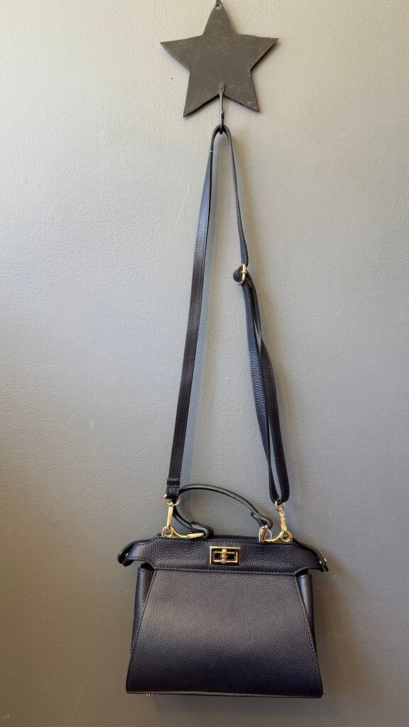 Mini Leather Satchel Crossbody