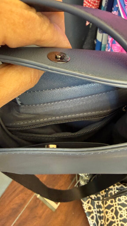 Faux Leather Top Handle Mini Crossbody Bag