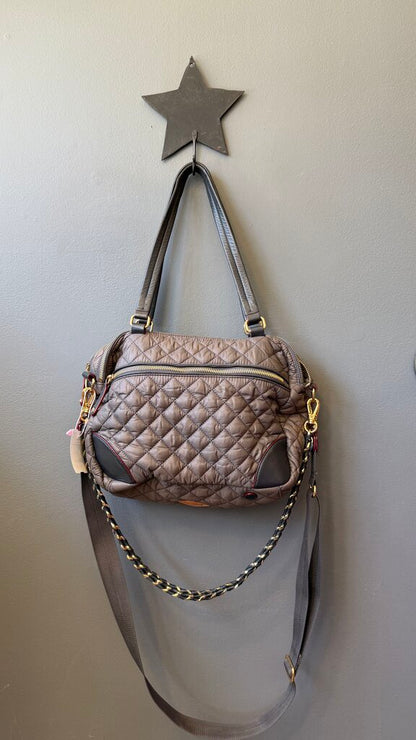 Quilted Satchel w/ 2 straps