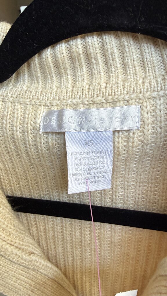Ribbed Cable Flat Collar Sweater