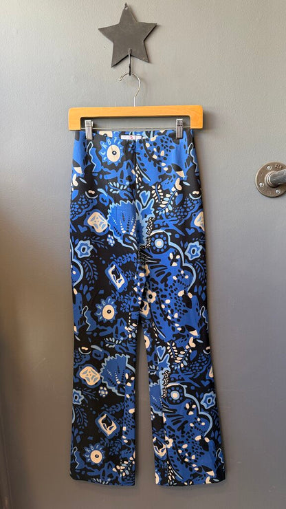 Bootcut Printed Pants