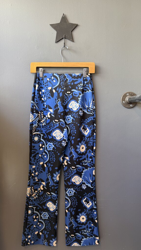 Bootcut Printed Pants