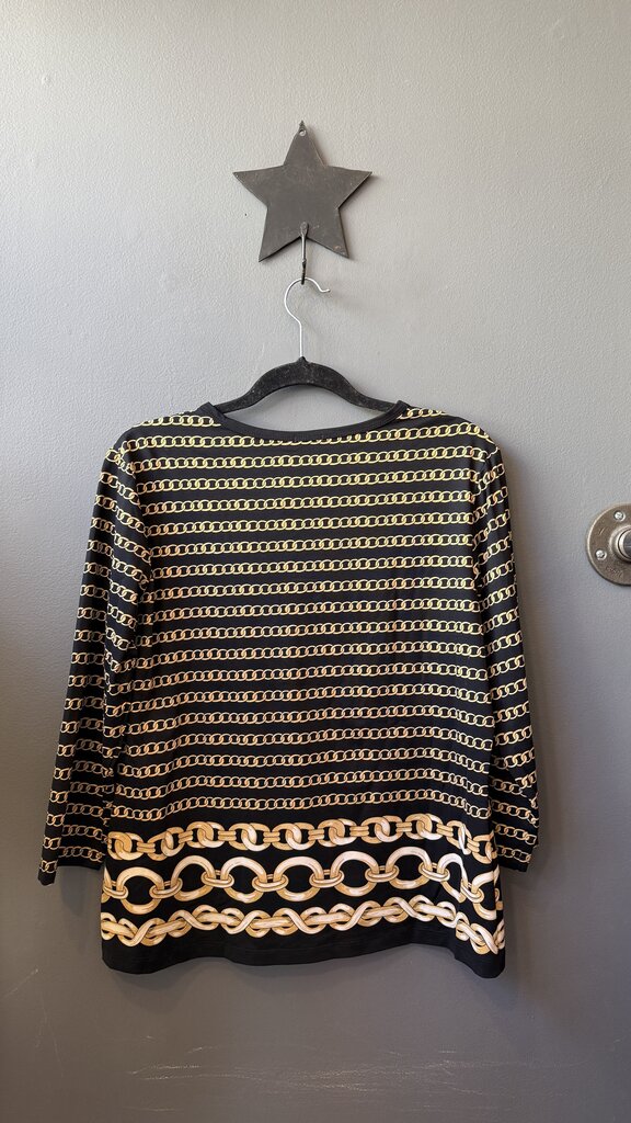 Catalina Cloth Chain Print Top