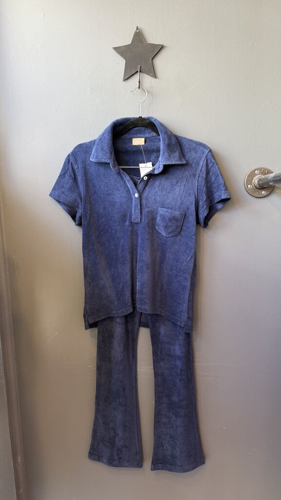 Terry Polo + Pants Set