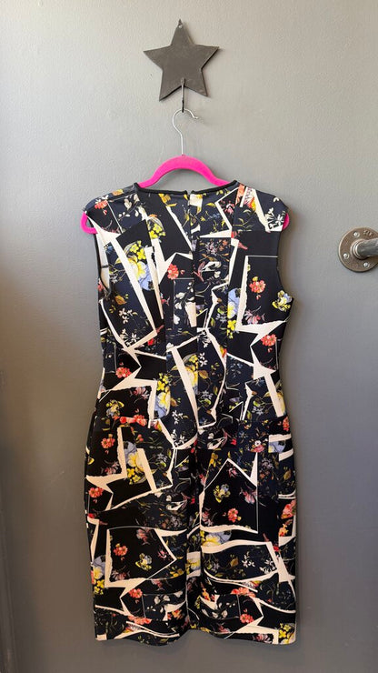 Floral Neoprene Sheath Dress