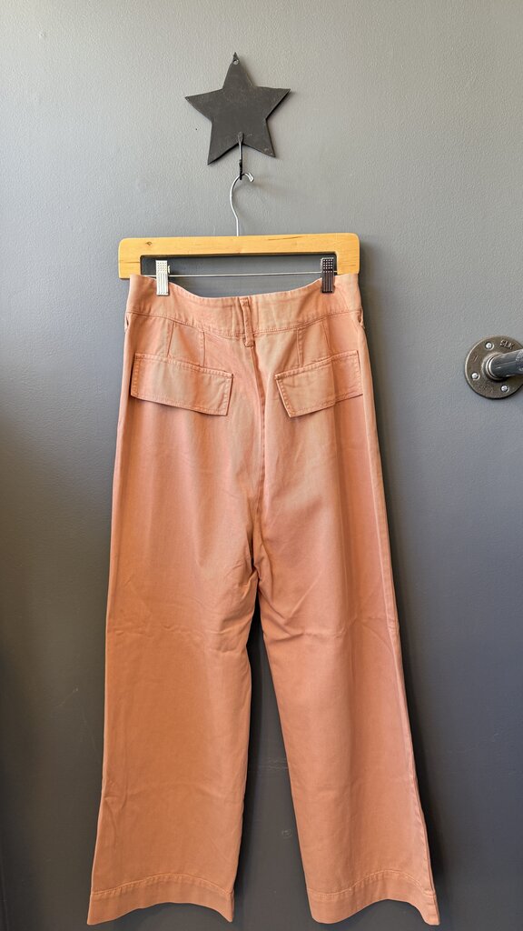 Wide Leg Canvas Pants