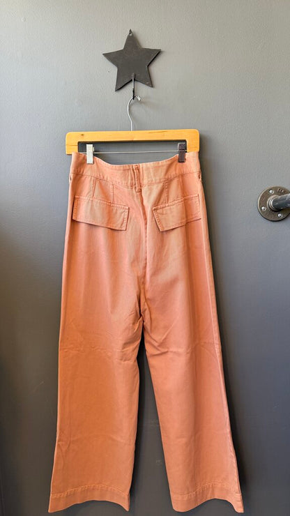 Wide Leg Canvas Pants