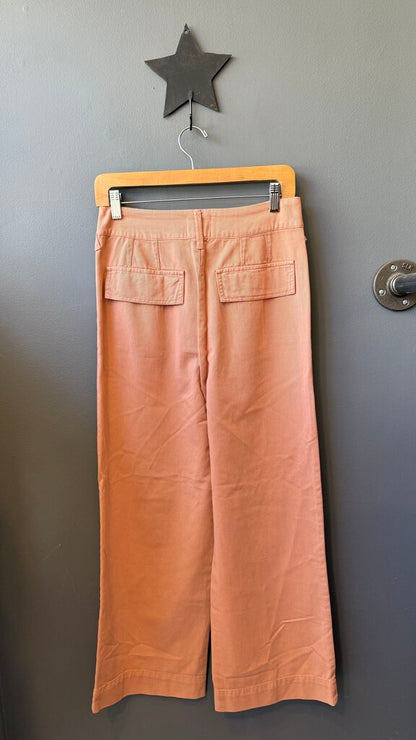Wide Leg Canvas Pants