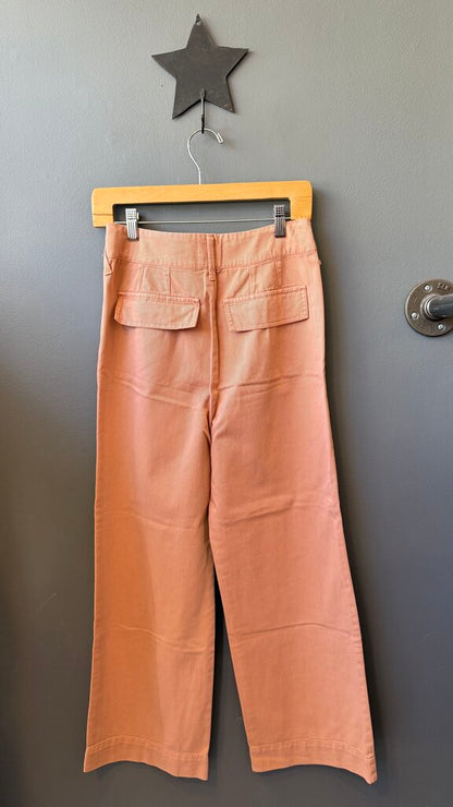 Wide Leg Canvas Pants