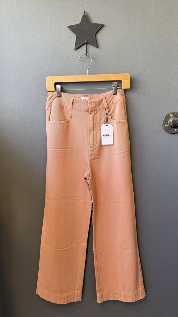 Wide Leg Canvas Pants