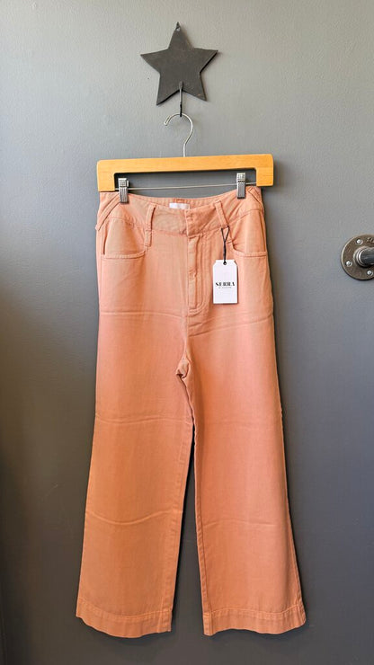 Wide Leg Canvas Pants