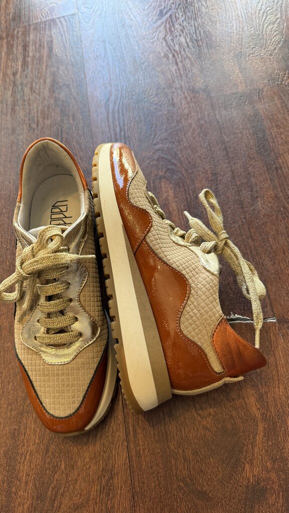 Mixed Patent Sneakers