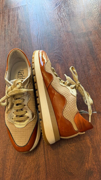 Mixed Patent Sneakers