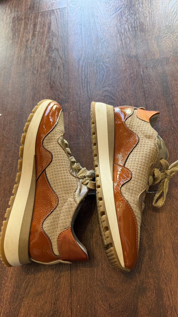 Mixed Patent Sneakers