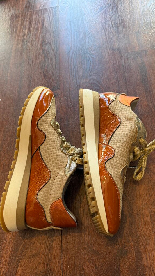 Mixed Patent Sneakers