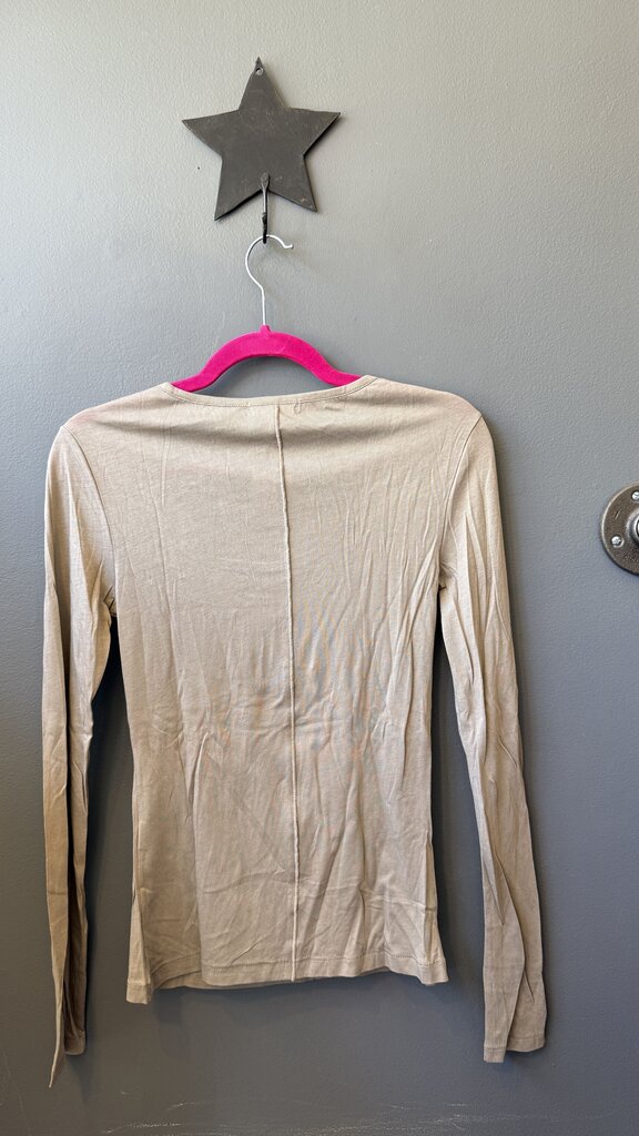 Tissue Longsleeve Scoopneck TShirt
