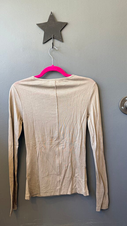 Tissue Longsleeve Scoopneck TShirt