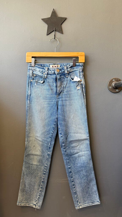 Chloe Crop Liberty Straight Jeans