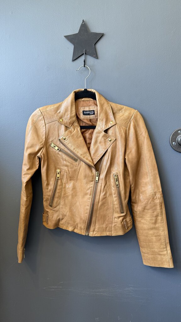 Vintage Leather Moto Jacket