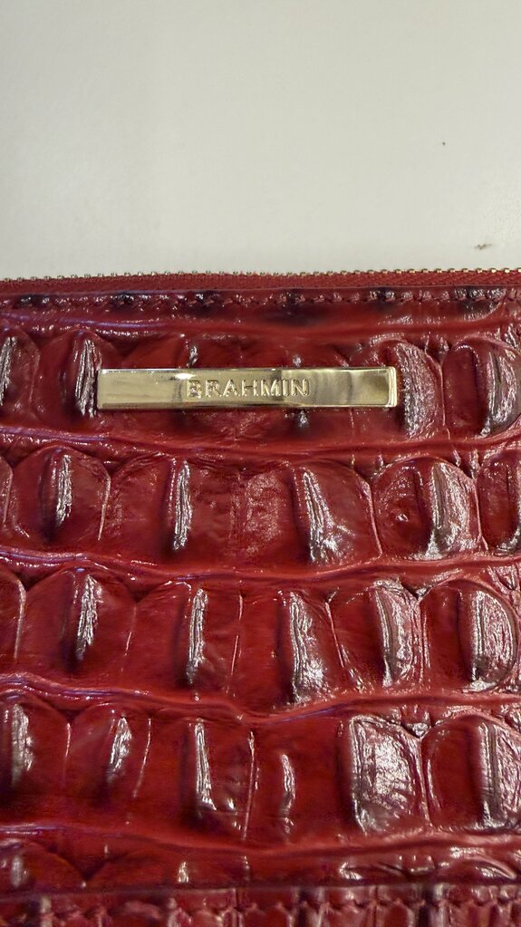 Croc Embossed Toiletry Clutch