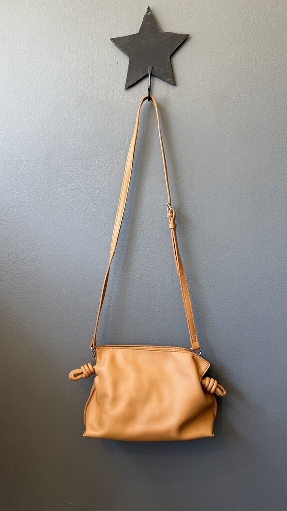 Knot Side Slouchy Clutch Crossbody