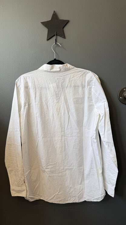Scalloped Trim Button Up Shirt