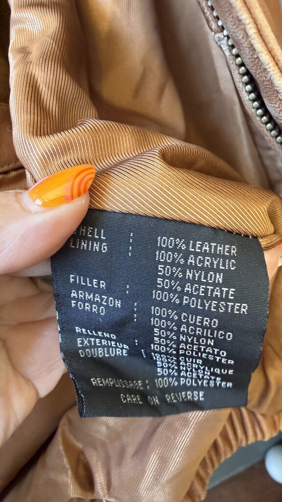 Leather Bomber Jacket