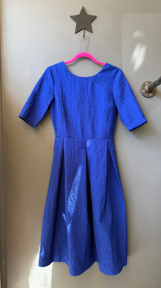 Fit Flare Short Sleeve Dress