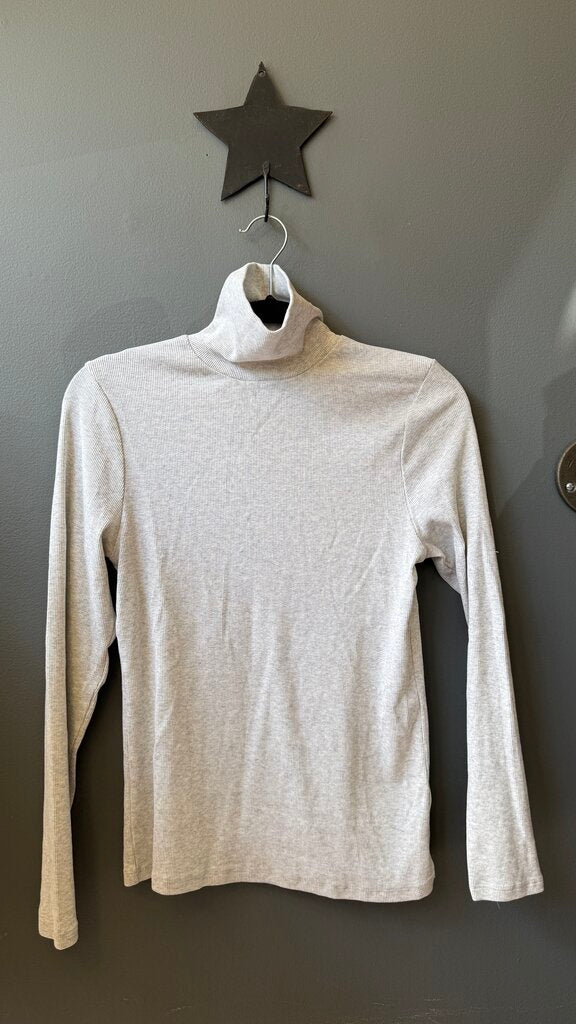 Ribbed Turtleneck Tee