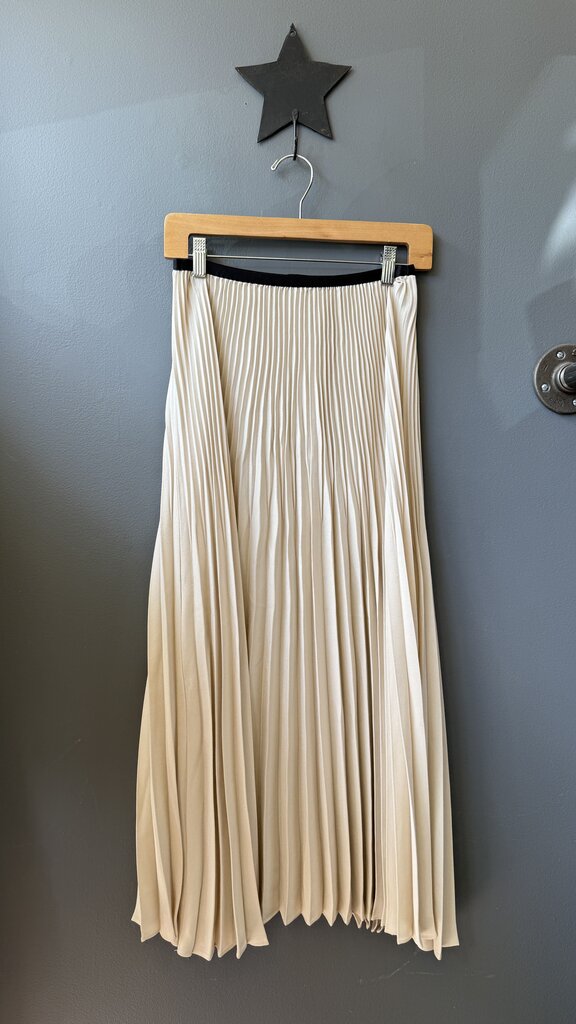 Pleated Midi Skirt