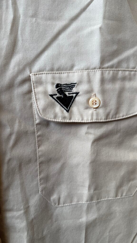 Vintage Uniform Button Up Shirt