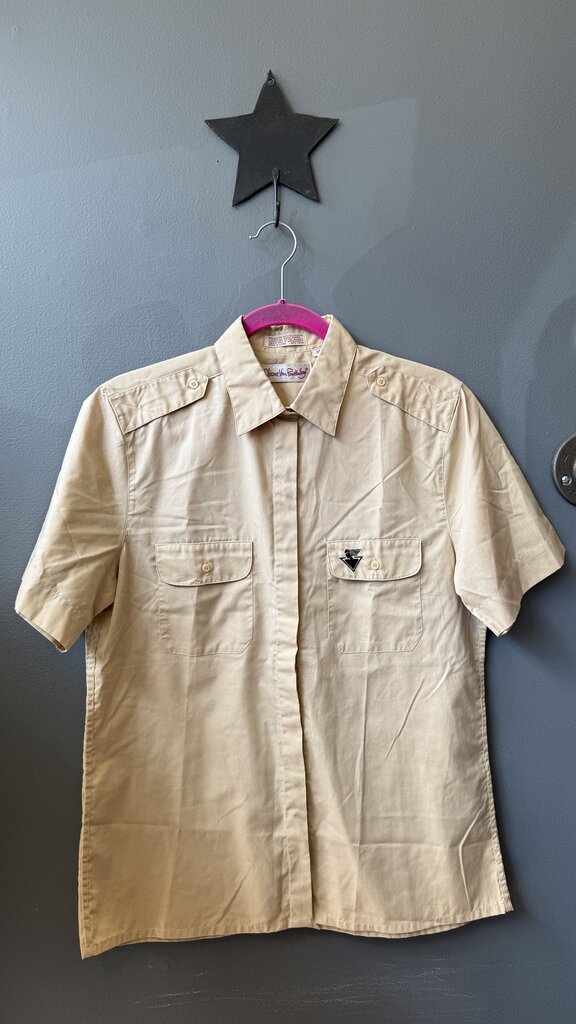 Vintage Uniform Button Up Shirt