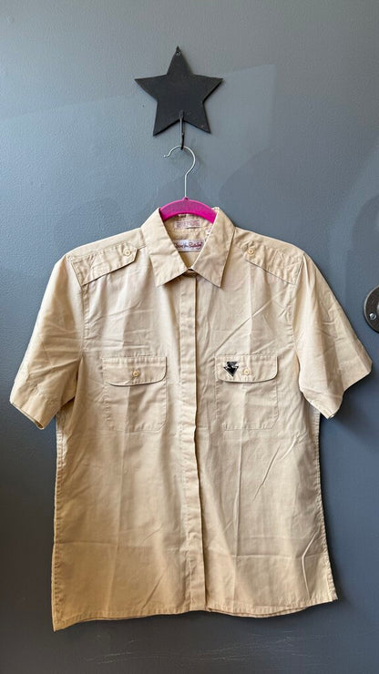 Vintage Uniform Button Up Shirt