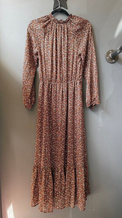 Sheer Floral Maxi Dress