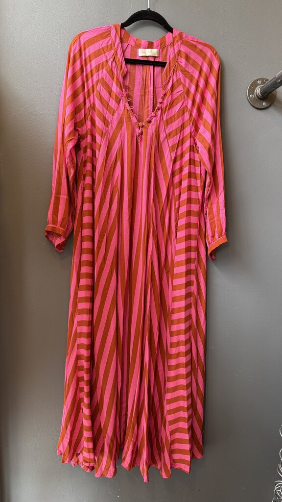Stripe Swing Midi Dress